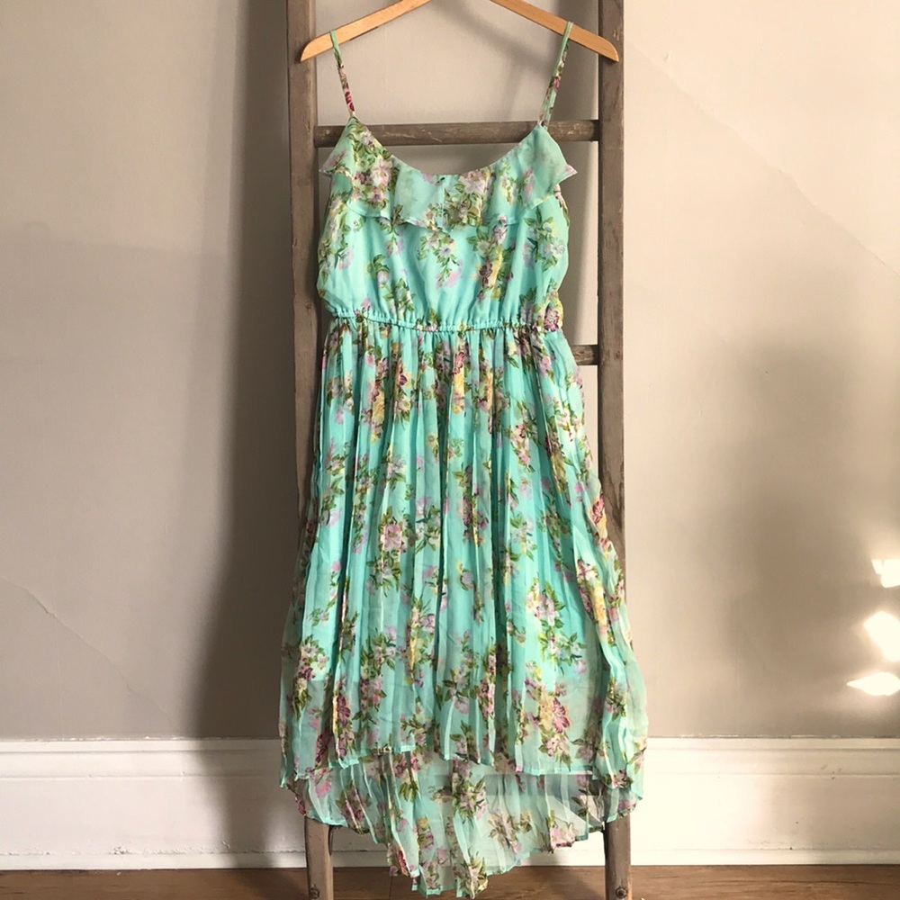 Floral, High/Low Dress